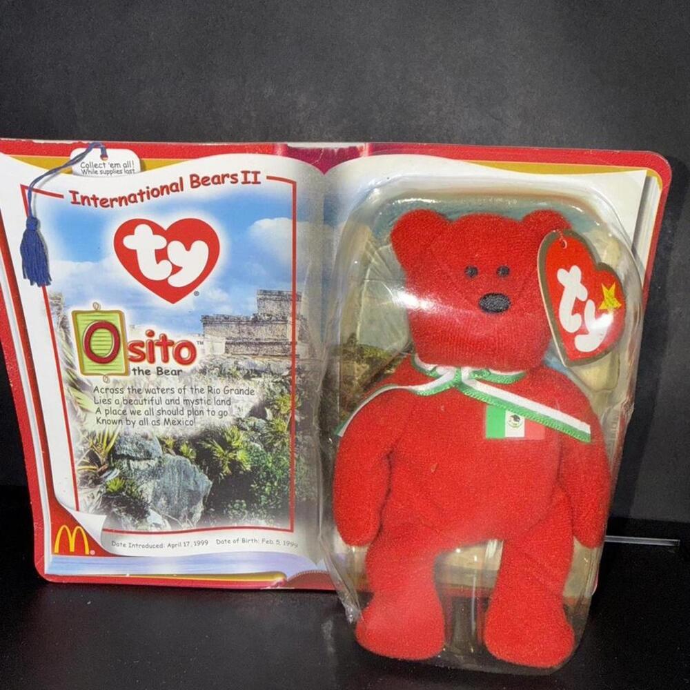 Ty Beanie Babies Osito the Bear McDonalds International Bears II